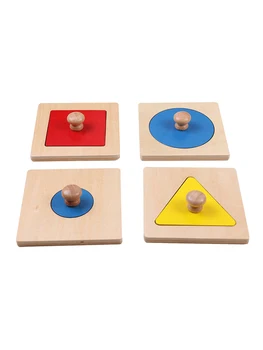 Dječje drvene igračke-slagalice | puzzle 2 u 1 Jumbo Peg | Obrazovne igre za dječake i djevojčice, улучшающая lik - Slika 1  